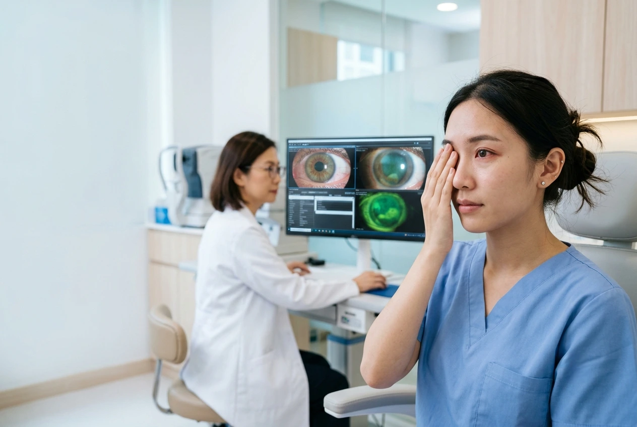 Gejala herpes mata dan infeksi kornea akibat virus herpes